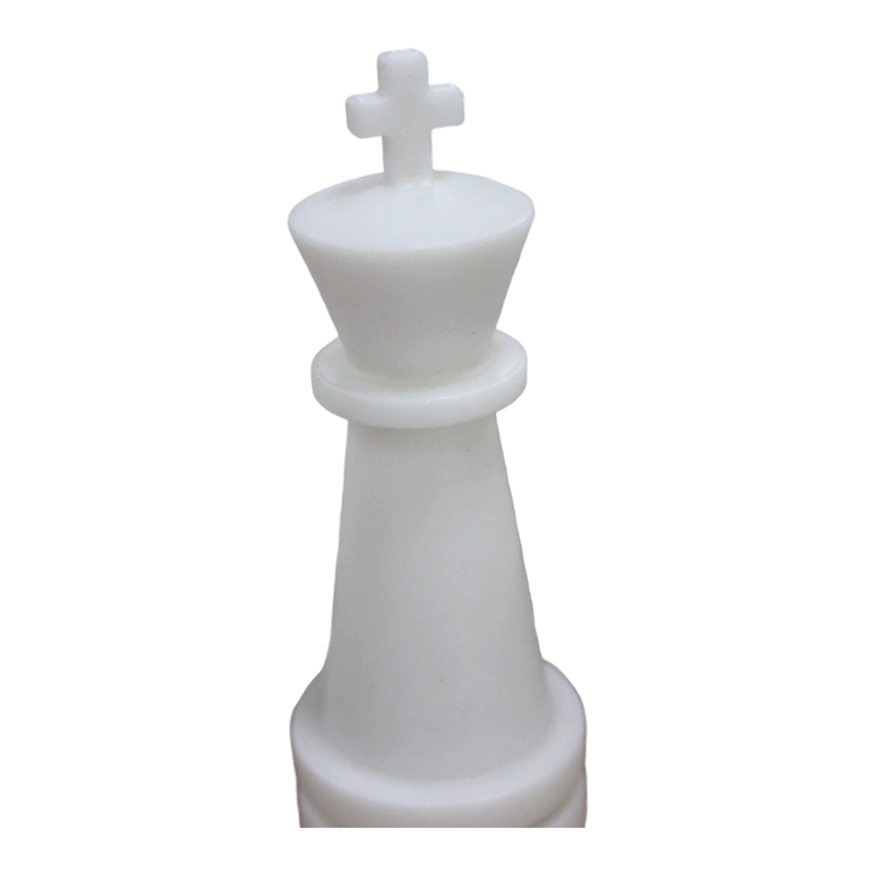 Classic White Wooden Staunton Chess Pieces