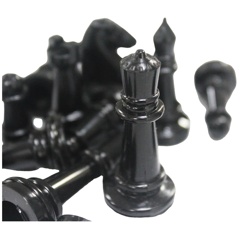 Classic White Wooden Staunton Chess Pieces