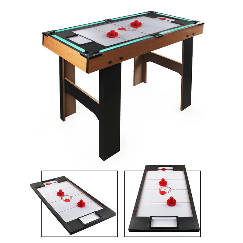 4-in-1 Multi-Game Table with Foosball, Air Hockey, Table Tennis, and Pool