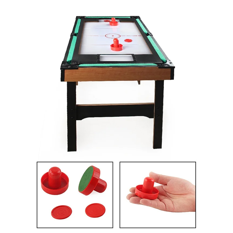 4-in-1 Multi-Game Table with Foosball, Air Hockey, Table Tennis, and Pool