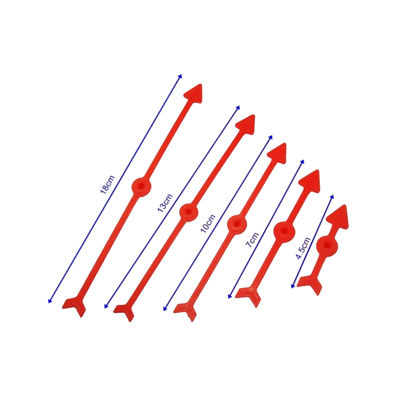 Color plastic rotating game arrow accessories