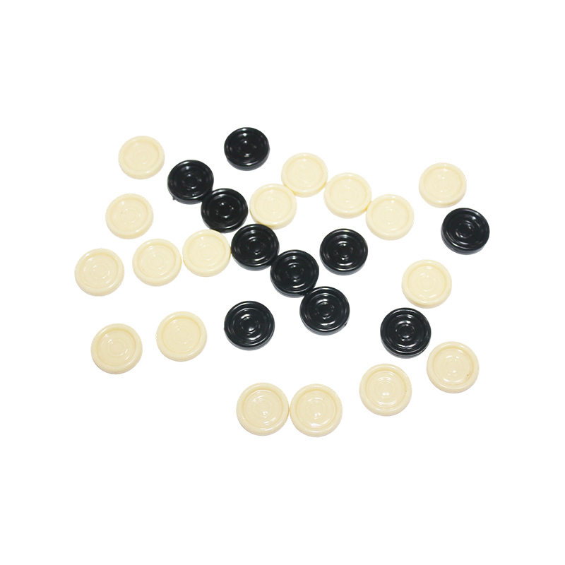 Dual-Color Plastic Checkers