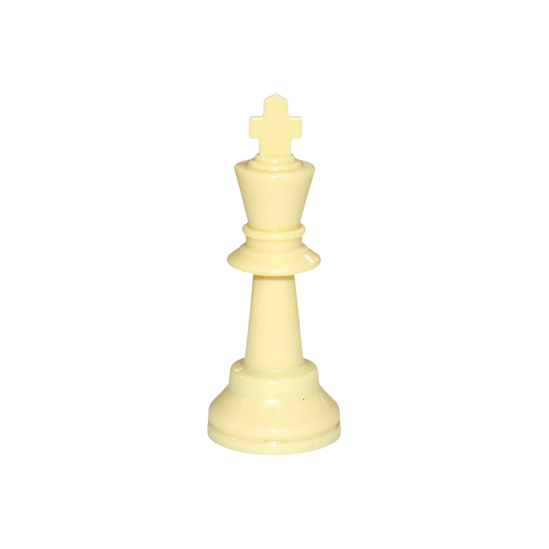 Classic White Wooden Staunton Chess Pieces