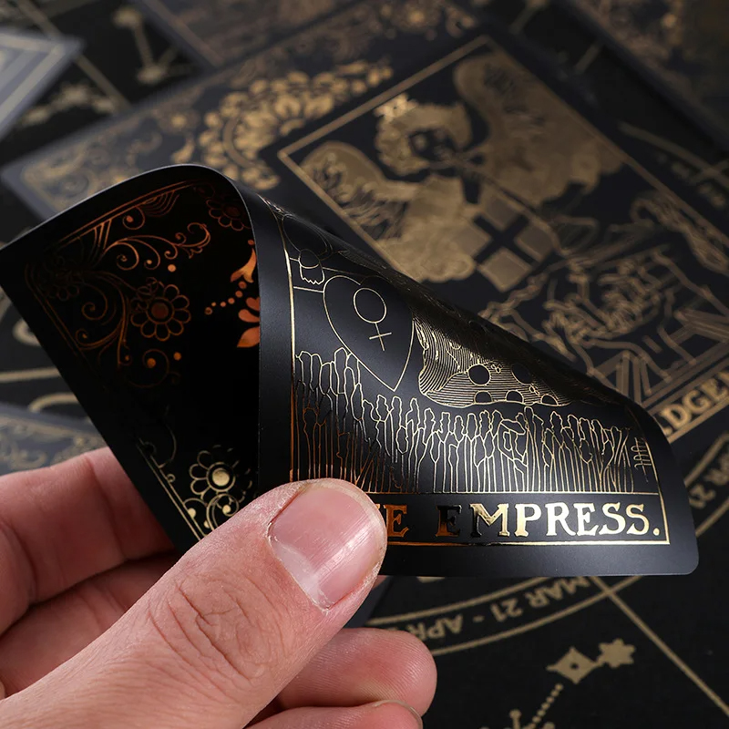 Black PVC Classic Tarot Cards