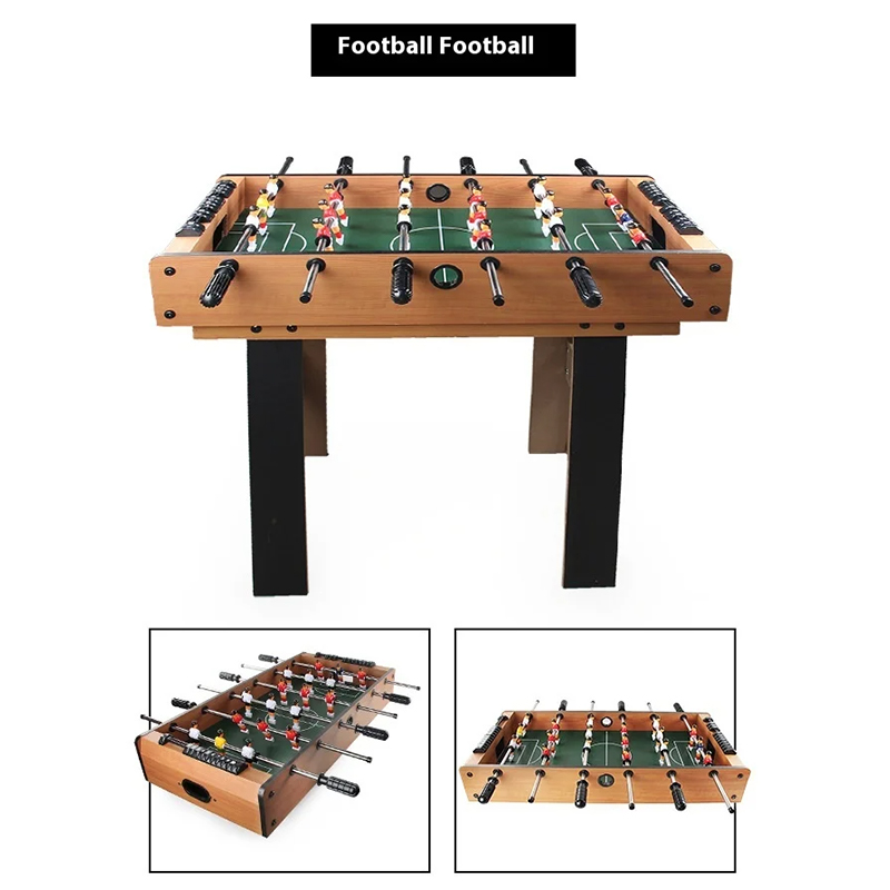 4-in-1 Multi-Game Table with Foosball, Air Hockey, Table Tennis, and Pool