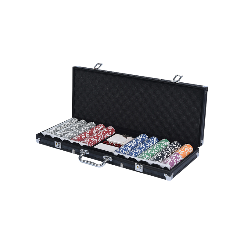 500-Chip Casino Style Set with case