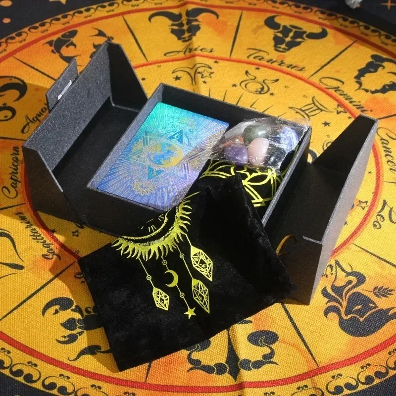 Zodiac-Themed Collectible Edition - Mystic’s Treasure Tarot & Crystal Set