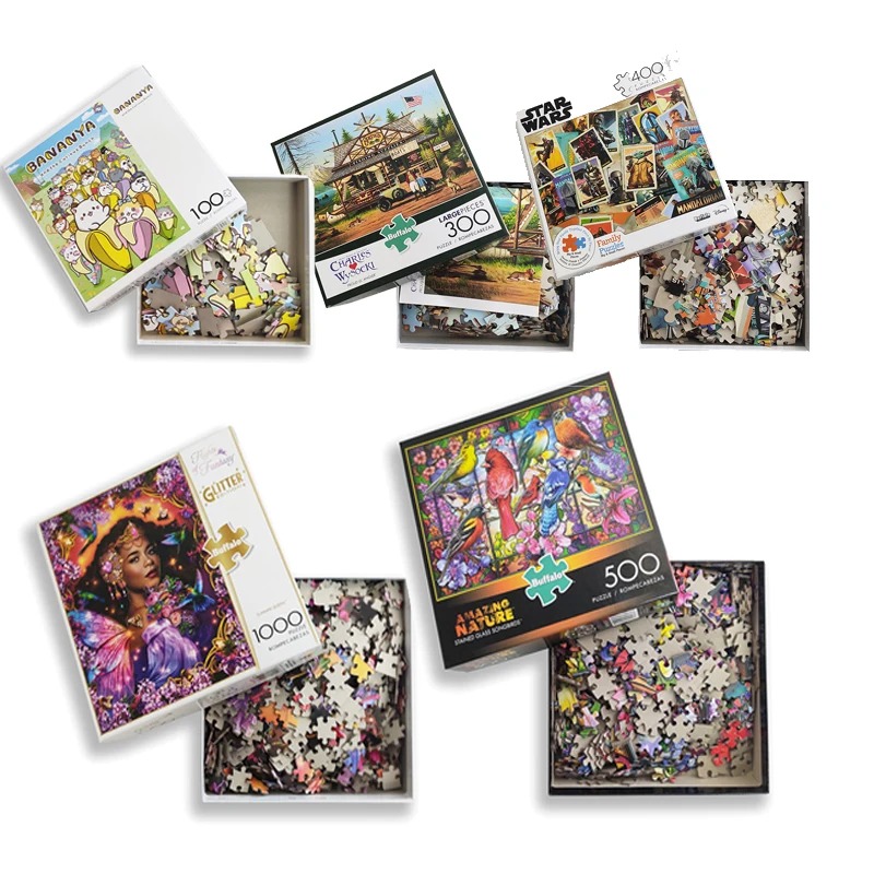 Multi-Color Puzzle Set - Classic Jigsaw Accessories Collection