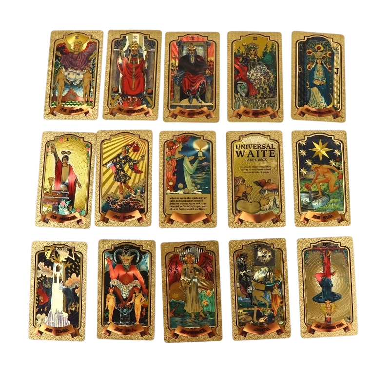 Premium Gold-Foil Tarot Cards Set