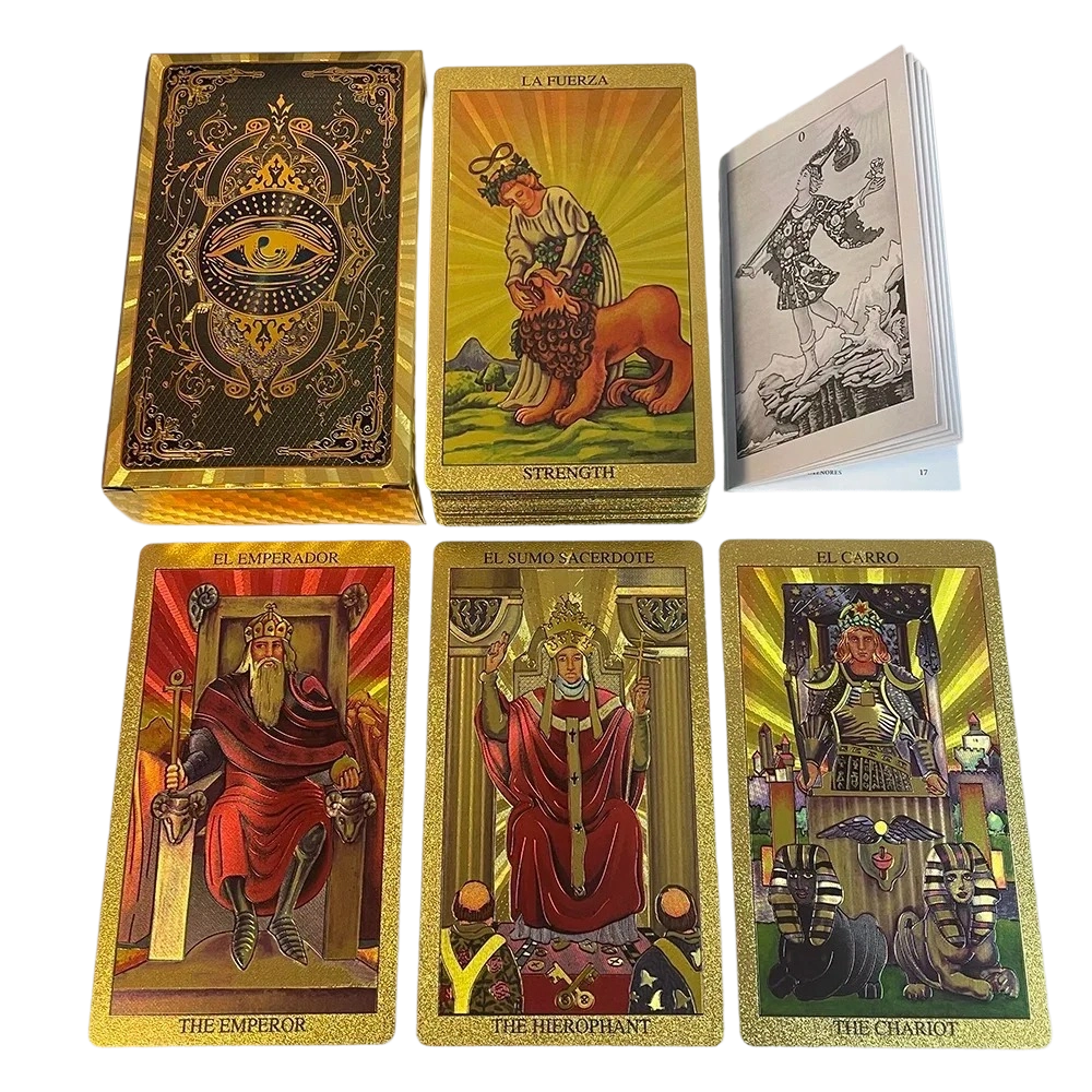 Premium Gold-Foil Tarot Cards Set