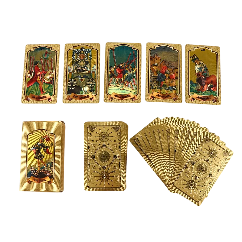 Premium Gold-Foil Tarot Cards Set