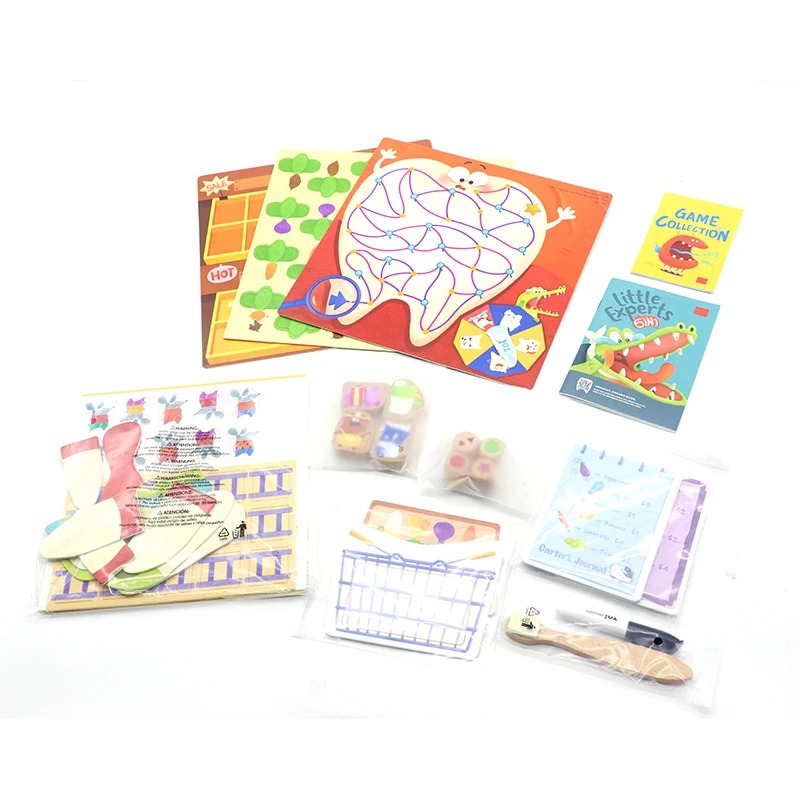 Custom Board Game Collection - Multi-Theme Family Gaming Set