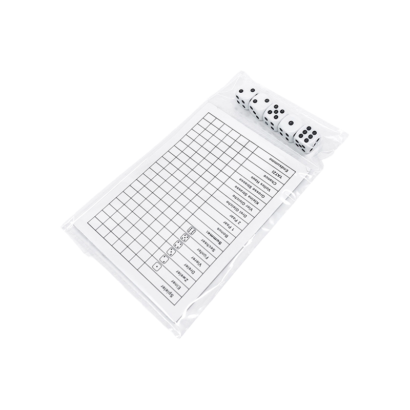 Classic Dice Game Essentials YATZY Scoreboard Set