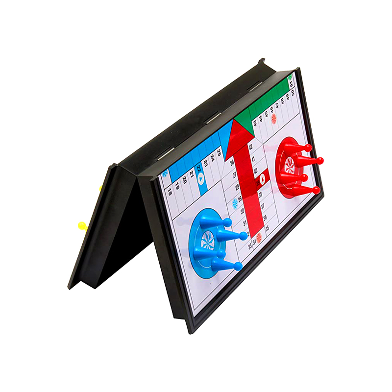 Portable Magnetic Board Game with Dice and Pieces Classic Ludo Game Set