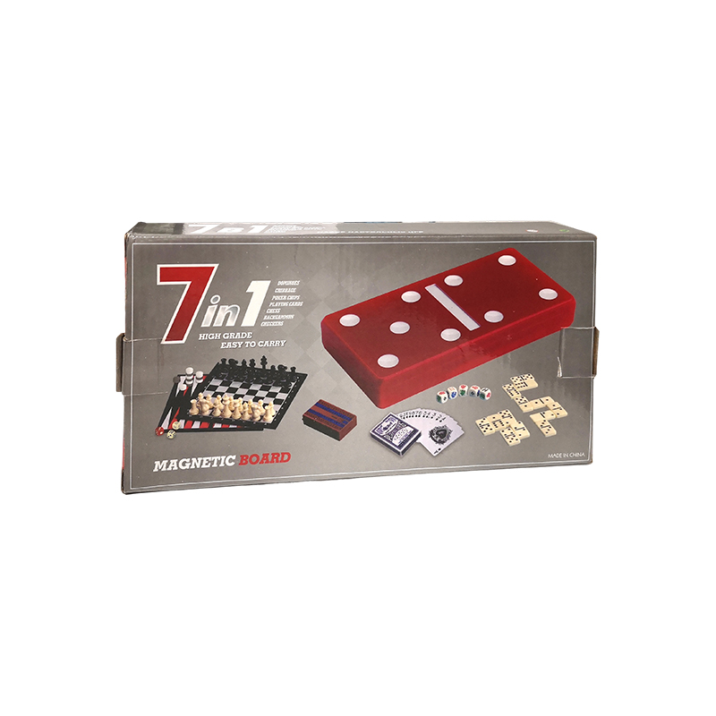 Red Polka-Dot Edition - Classic Dominoes & Cribbage Combo Set