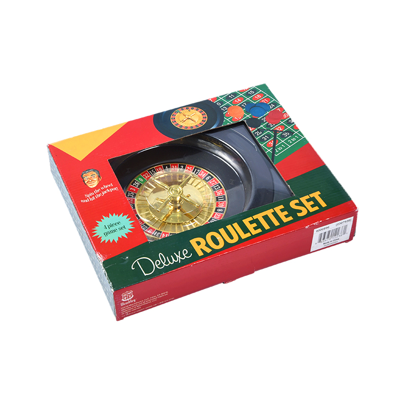Deluxe Roulette Set – 4-Piece Game Set in Vibrant Packaging