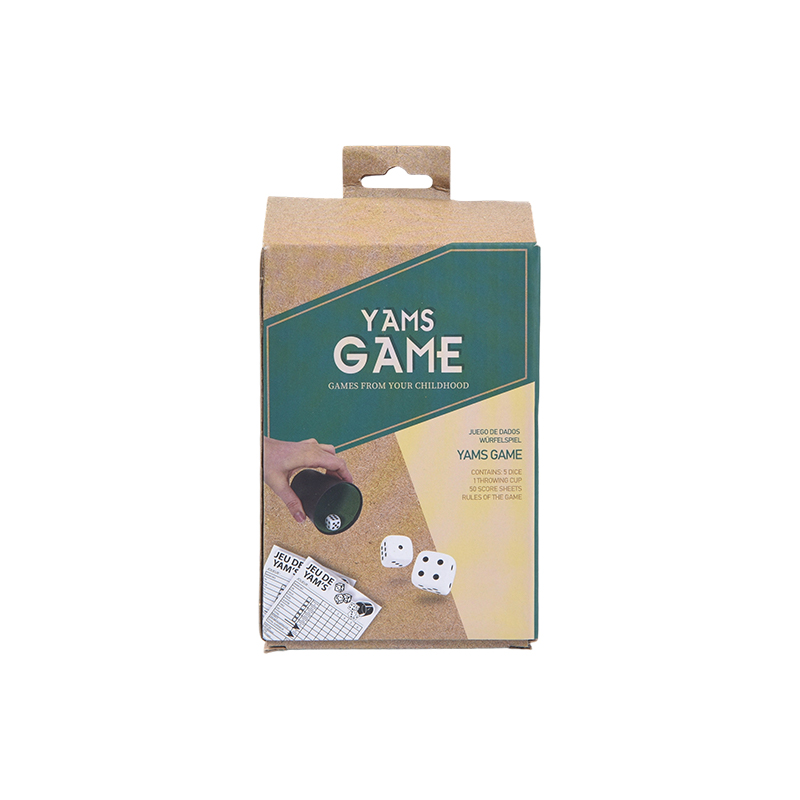 Portable Throw Cup Edition - Vintage YAMS Dice Game Kit