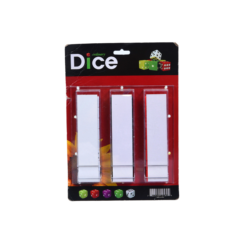3 Sets of 10 Dice Each in Display Packaging Assorted Dice Set