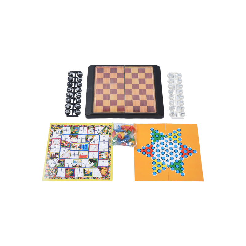 Portable Case 6-in-1 Magnetic Board Game Set