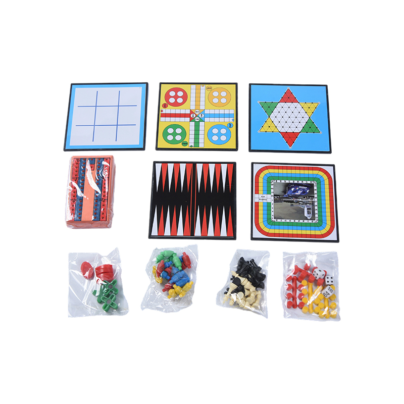 Metal Tin Case 12-in-1 Magnetic Travel Game Set