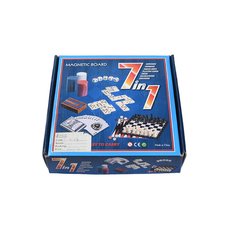Portable Box Classic 7-in-1 Board Game Set