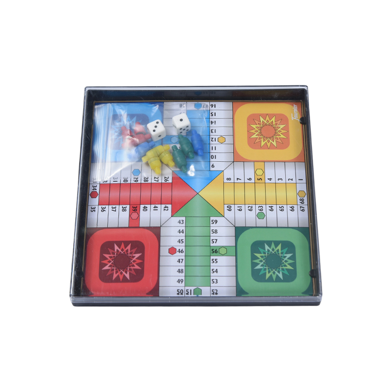 Clear Acrylic Case Classic Ludo Game