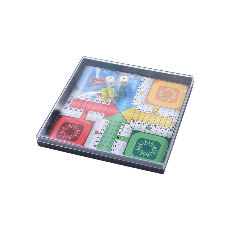 Clear Acrylic Case Classic Ludo Game