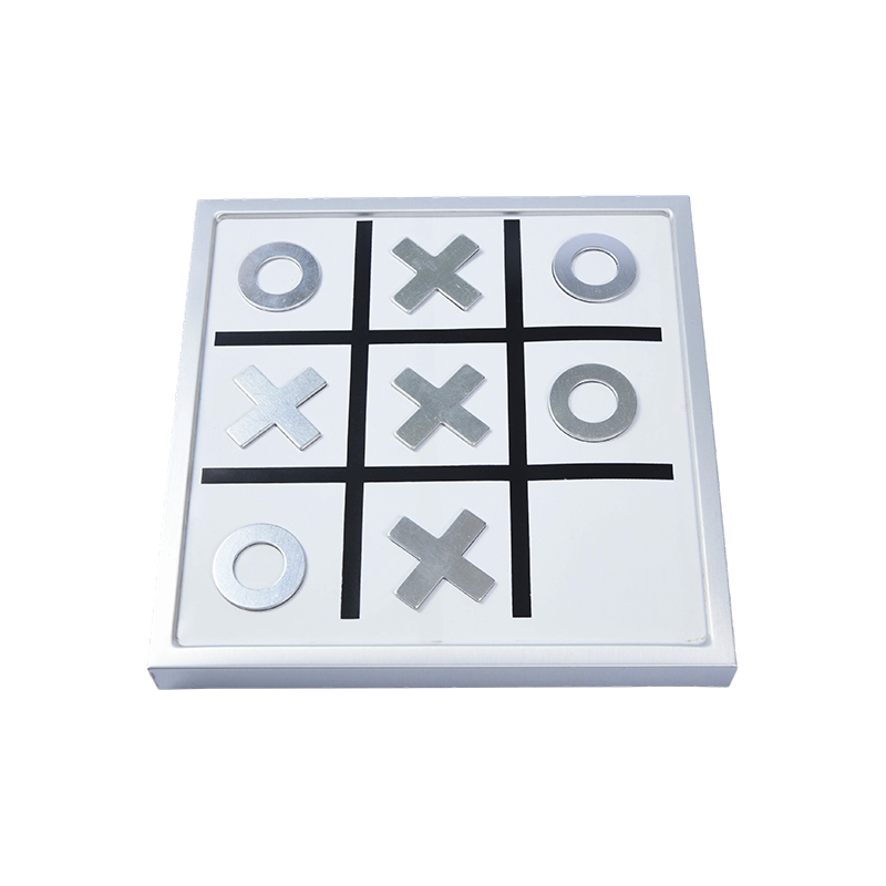 Desktop Edition Modern Metal Tic-Tac-Toe Game Desktop Edition Modern Metal Tic-Tac-Toe Game