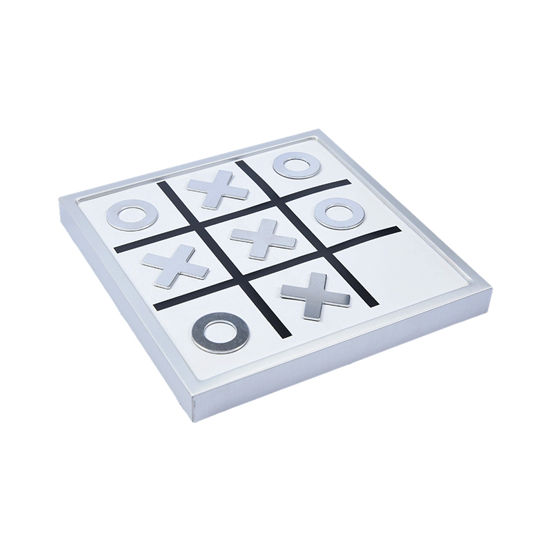Desktop Edition Modern Metal Tic-Tac-Toe Game