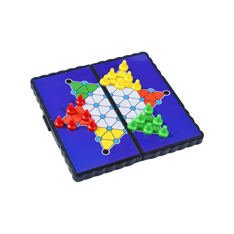 Portable Travel Edition Magnetic Foldable Chinese Checkers Game