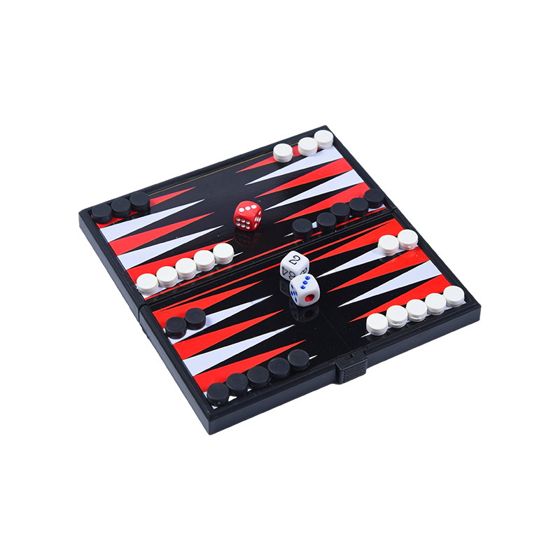 Portable Magnetic Double-sided Backgammon Game Set