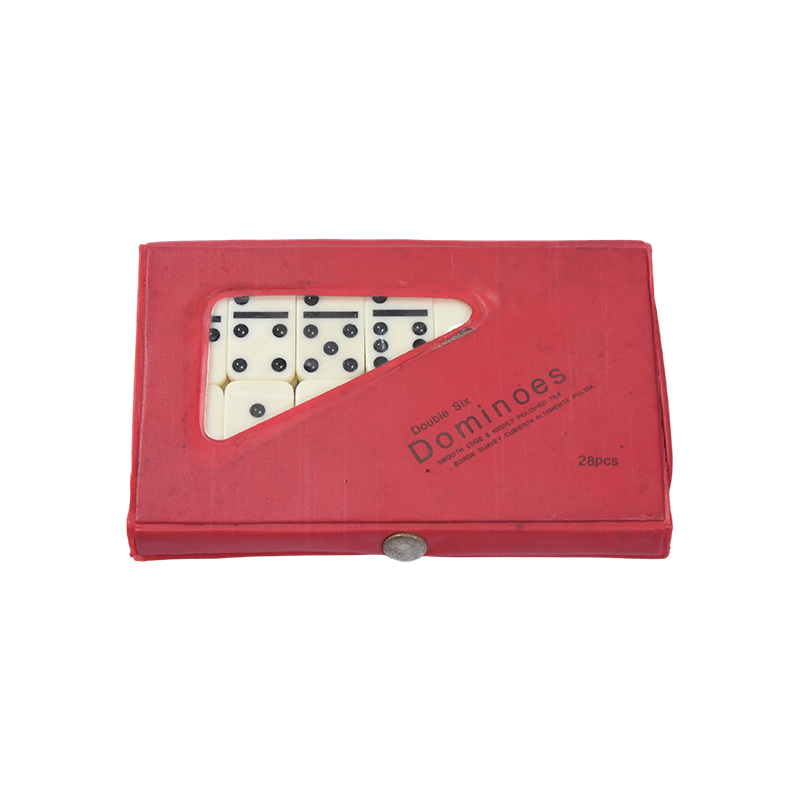 Classic Tile Game On-the-Go - Compact Plastic Domino Set with Portable Case