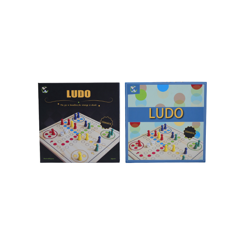 Family Entertainment Edition Classic LUDO Wooden Board Game 