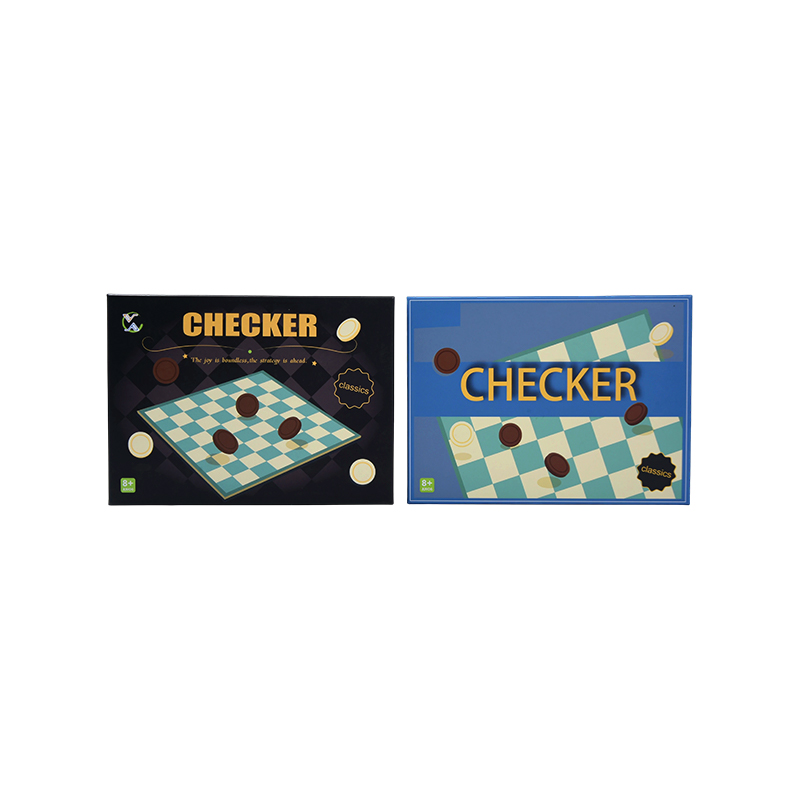 Wooden Checkers Board Game – Classic Strategy Game with Two Packaging Options