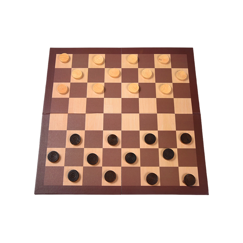 Wooden Checkers Board Game – Classic Strategy Game with Two Packaging Options Wooden Checkers Board Game – Classic Strategy Game with Two Packaging Options