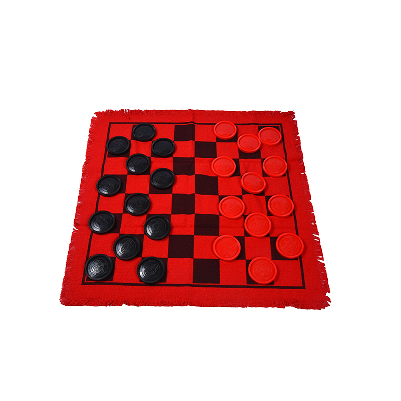 Portable and Convenient Set Classic Checkers Game with Drawstring Bag Portable and Convenient Set Classic Checkers Game with Drawstring Bag