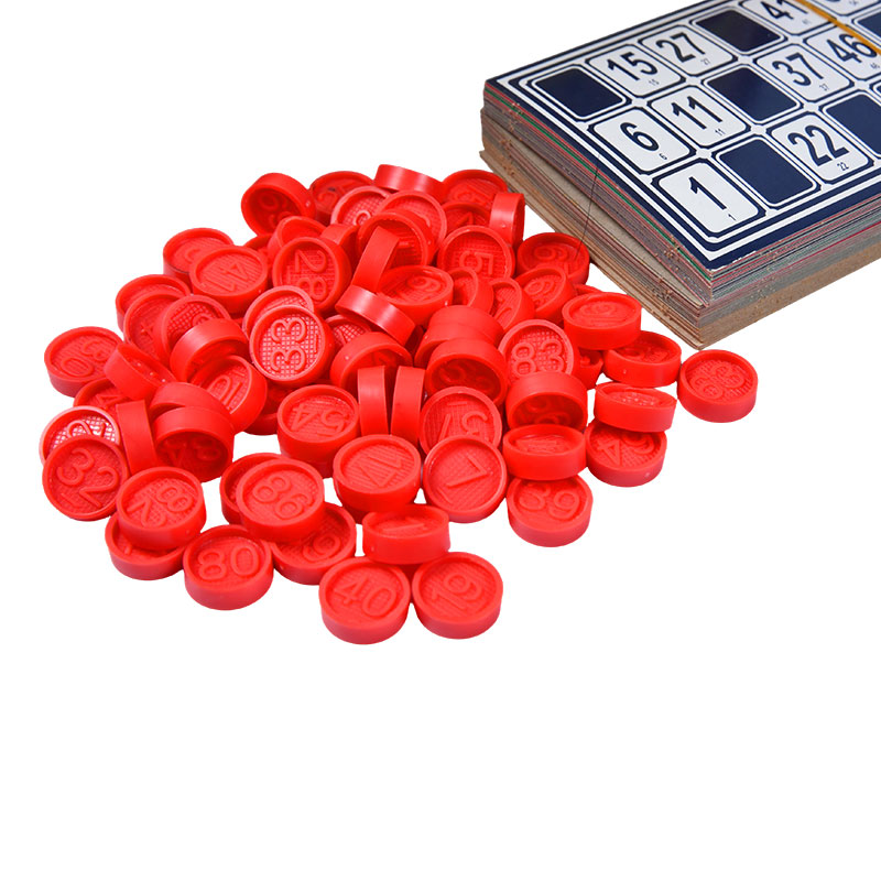 Bingo Game Set with Carrying Case – Complete with Cards, Tokens, and Case