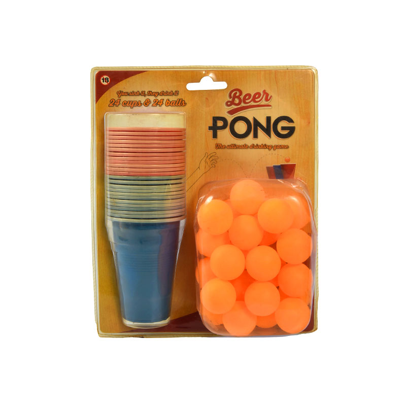 24 Cups & 24 Balls for Ultimate Party Fun Beer Pong Game Set 24 Cups & 24 Balls for Ultimate Party Fun Beer Pong Game Set