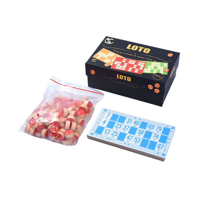 LOTO (Bingo-Style) Game Set – Complete with Tokens, Cards, and Storage Box