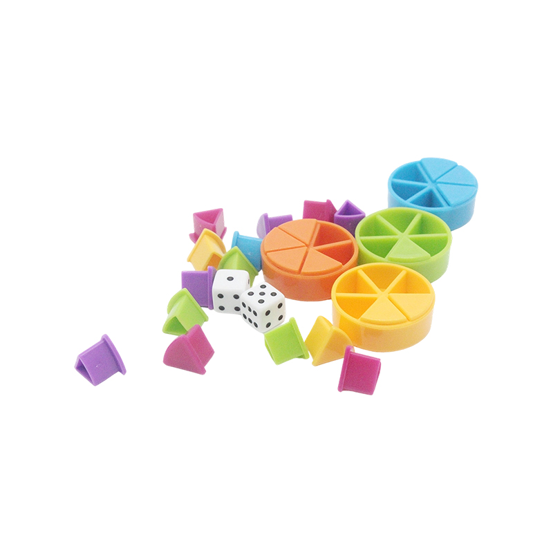 Rainbow Fraction Manipulative Set - Color-Coded Learning Tool