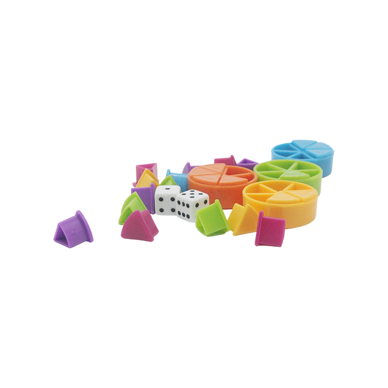 Rainbow Fraction Manipulative Set - Color-Coded Learning Tool