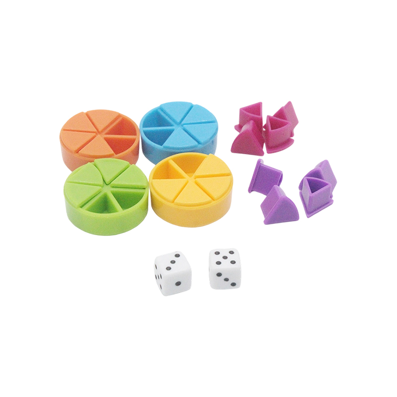 Rainbow Fraction Manipulative Set - Color-Coded Learning Tool
