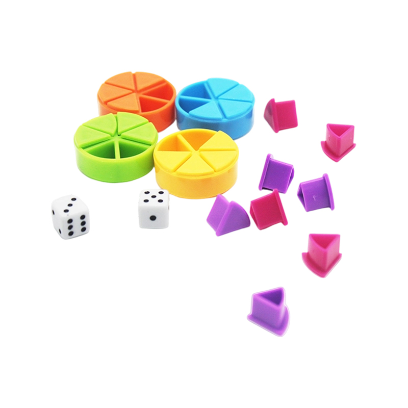 Rainbow Fraction Manipulative Set - Color-Coded Learning Tool