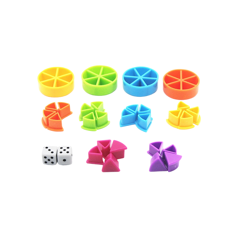 Rainbow Fraction Manipulative Set - Color-Coded Learning Tool