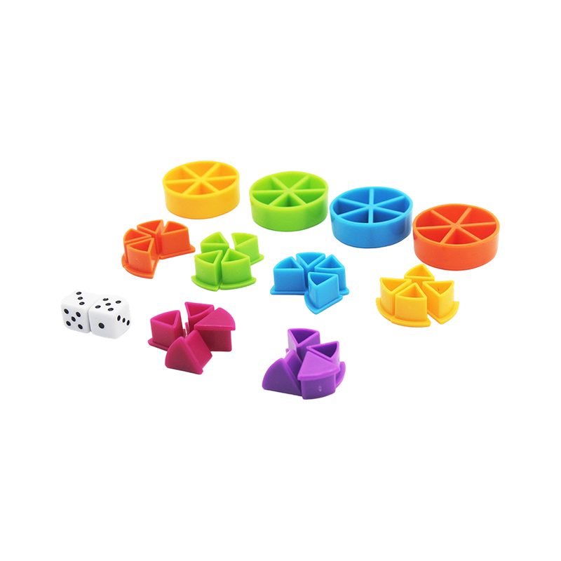 Rainbow Fraction Manipulative Set - Color-Coded Learning Tool