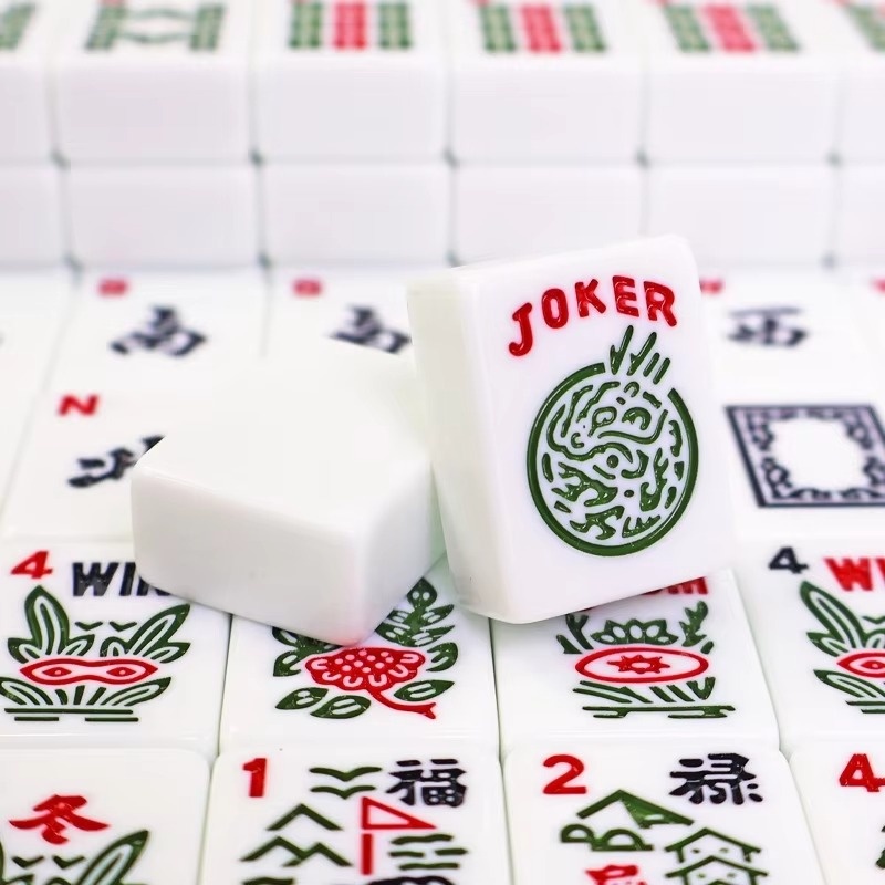 160-Piece American Mahjong Tile Set – Handcrafted Acrylic Mahjong Tiles