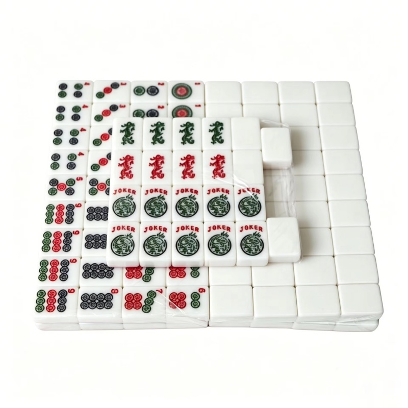 160-Piece American Mahjong Tile Set – Handcrafted Acrylic Mahjong Tiles