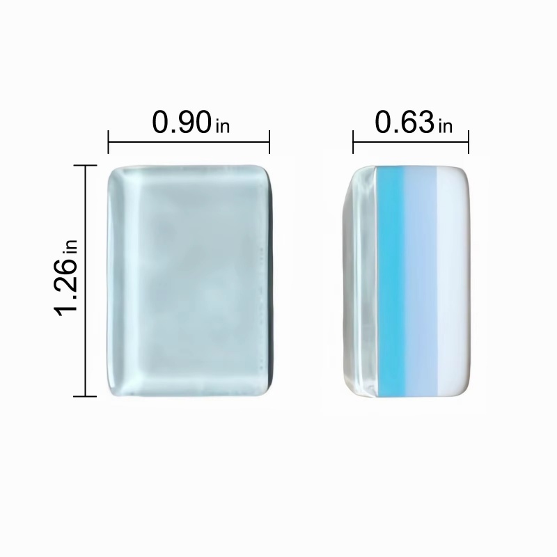 Ice Blue 4-Layer Acrylic American Mahjong Set