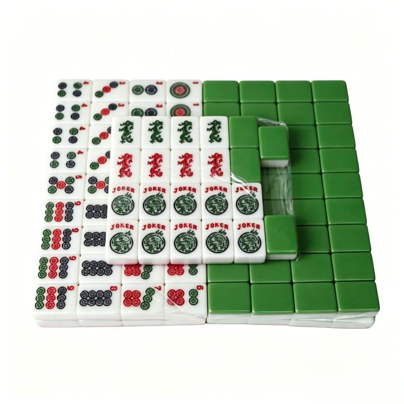 160-Piece American Mahjong Tile Set – Handcrafted Acrylic Mahjong Tiles
