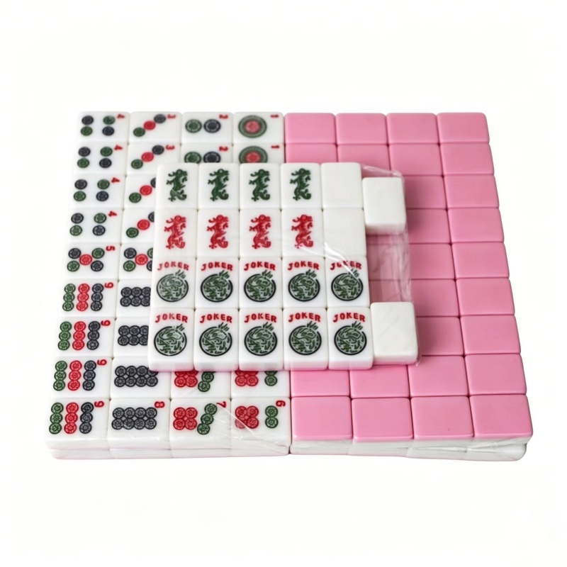160-Piece American Mahjong Tile Set – Handcrafted Acrylic Mahjong Tiles